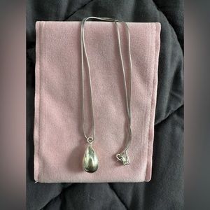 Sterling Silver teardrop necklace